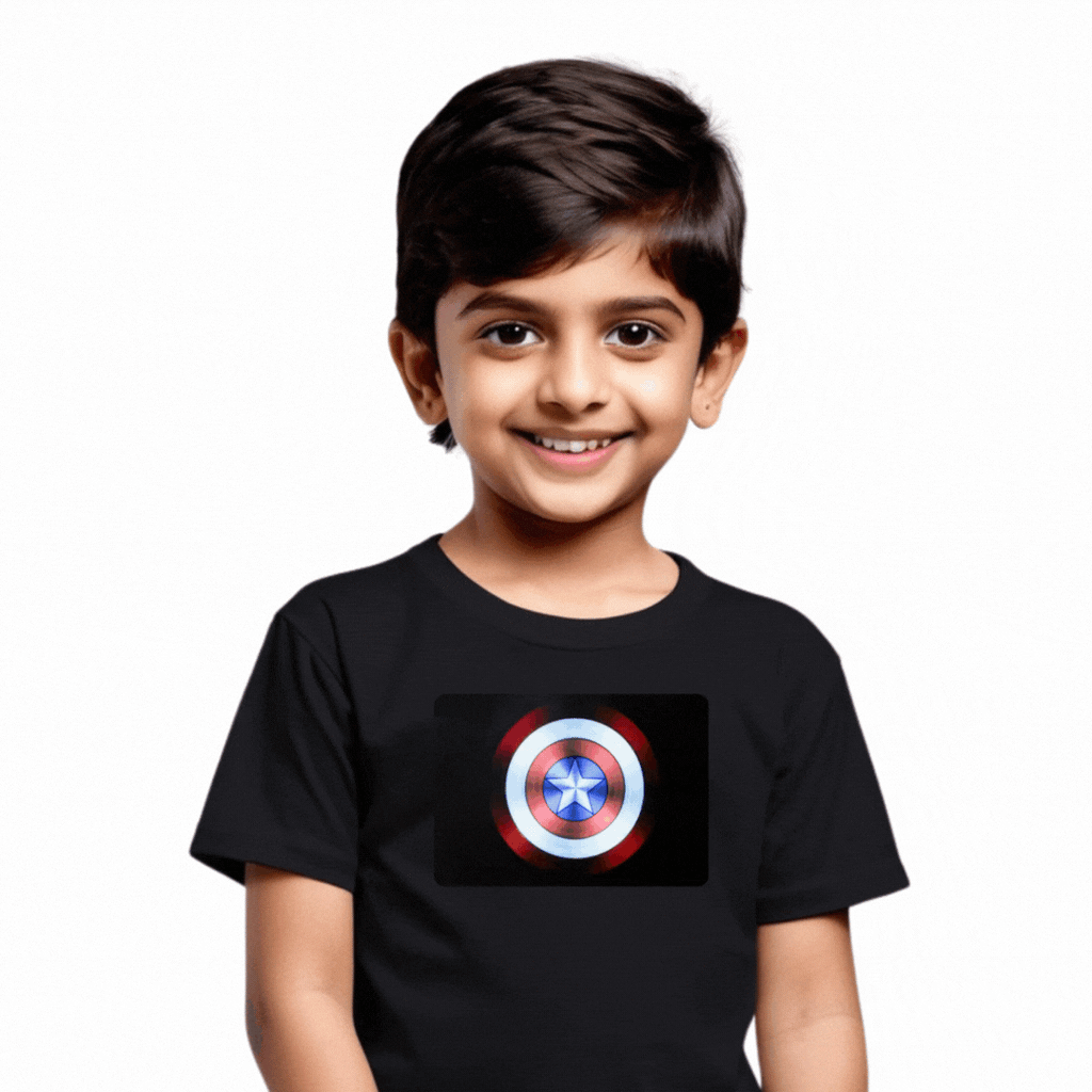 Shield Black LED Tshirt & Panel For Kids – GR-PRO52