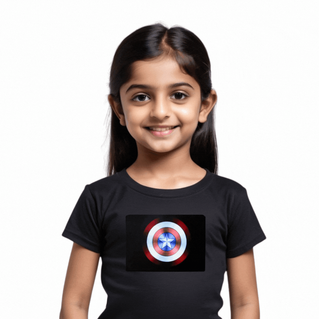 Shield Black LED Tshirt & Panel For Kids – GR-PRO52