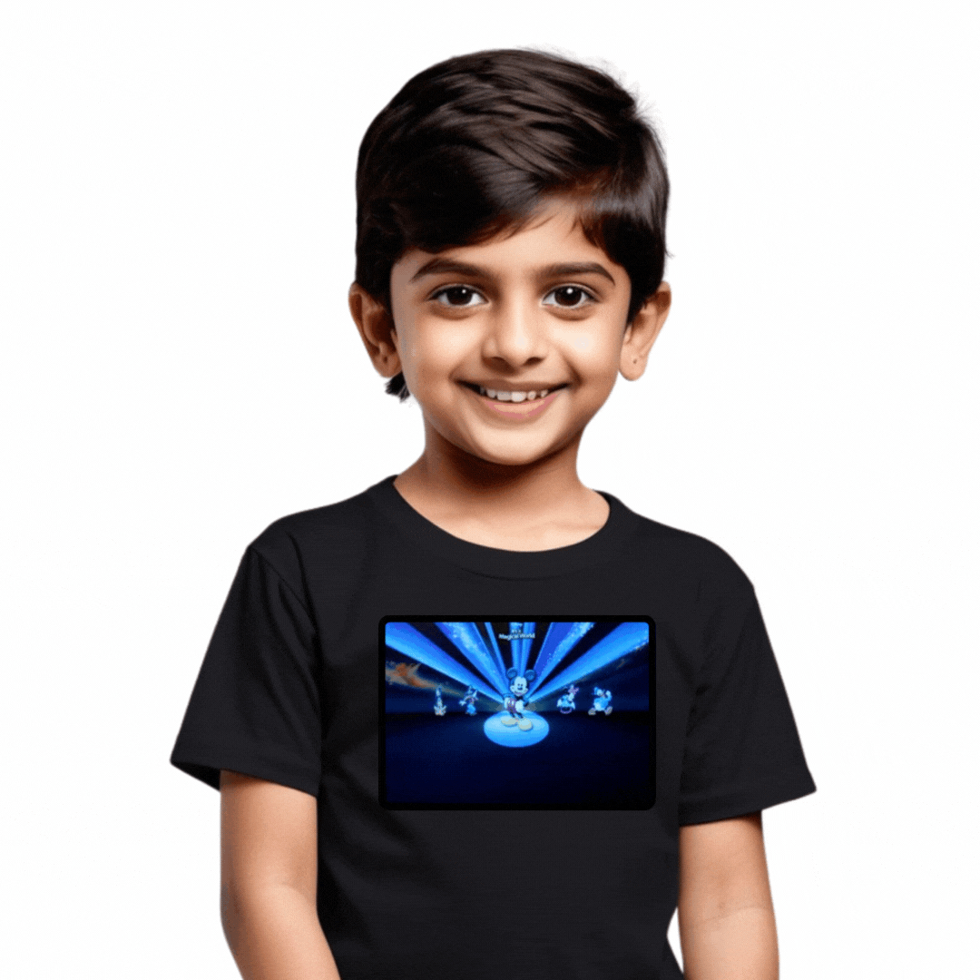 Disney Black LED Tshirt & Panel For Kids – GR-PRO54