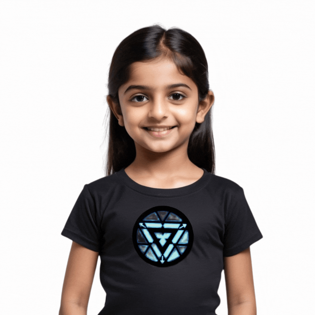 ARC Cut Out Black LED Tshirt & Panel For Kids – GR-PRO36
