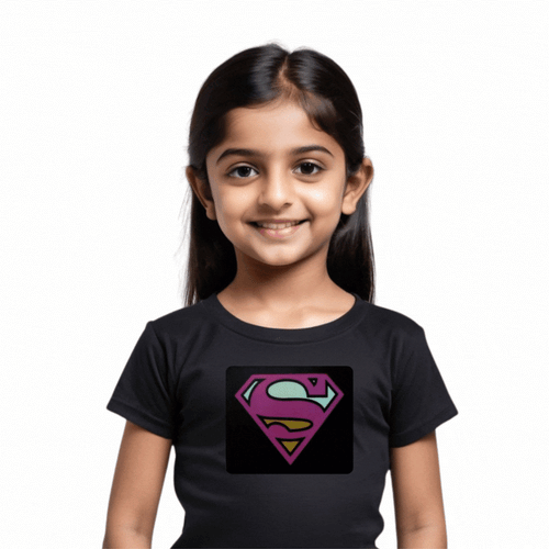 Super Steel Man Black LED Tshirt & Panel For Kids – GR-PRO55