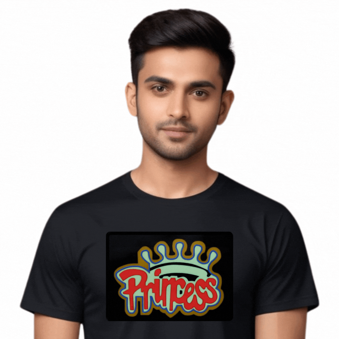 Princess Black LED Tshirt & Panel For Men and Women – GR-PRO50