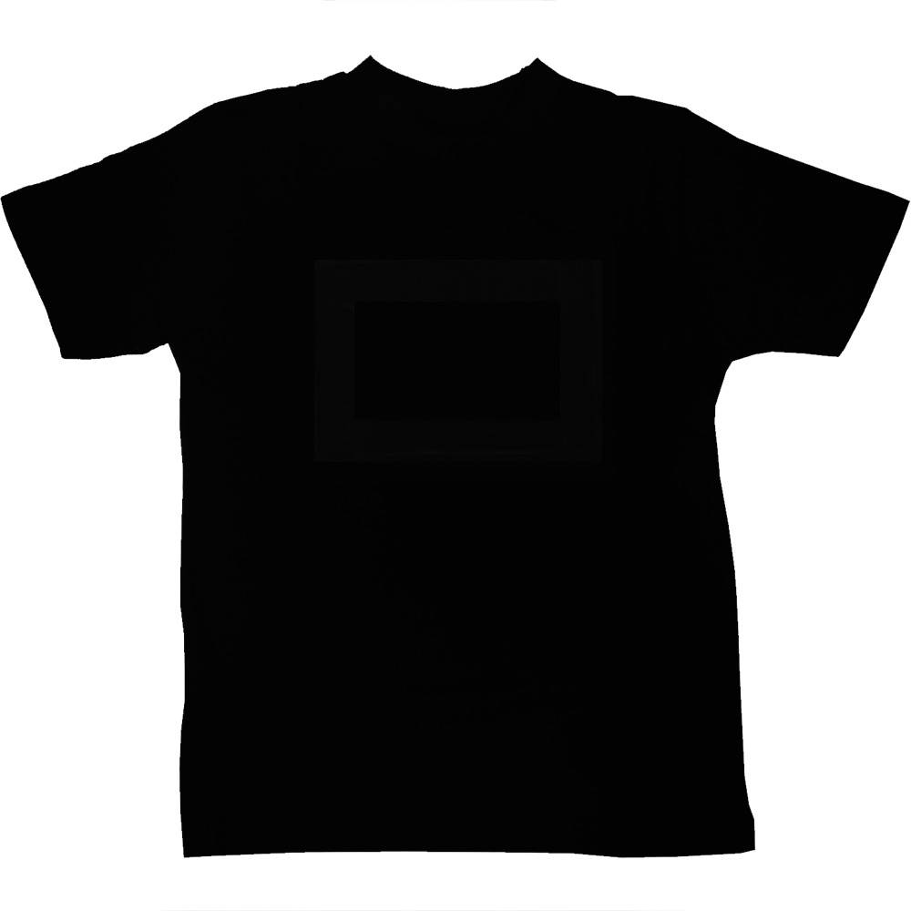 Smiley Face Boys Kids LED Black Cotton T-Shirt