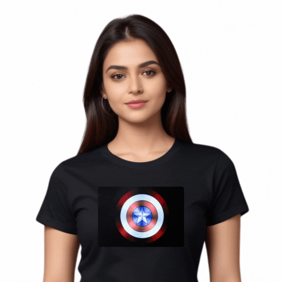 Shield Black LED Tshirt & Panel For Men and Women – GR-PRO52