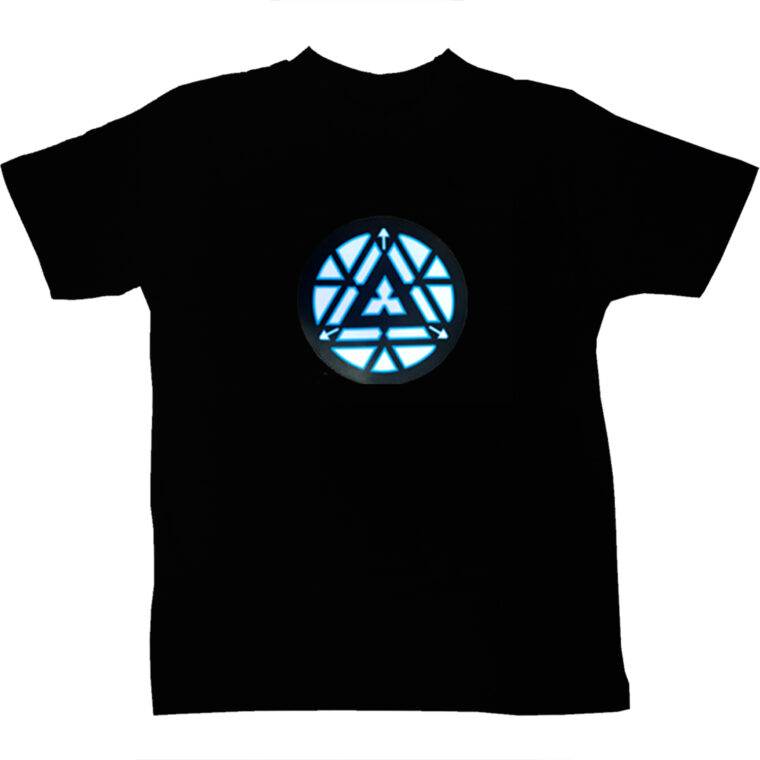 ARC Cut Out Black LED Tshirt