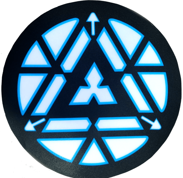 ARC Cut Out Black LED Tshirt