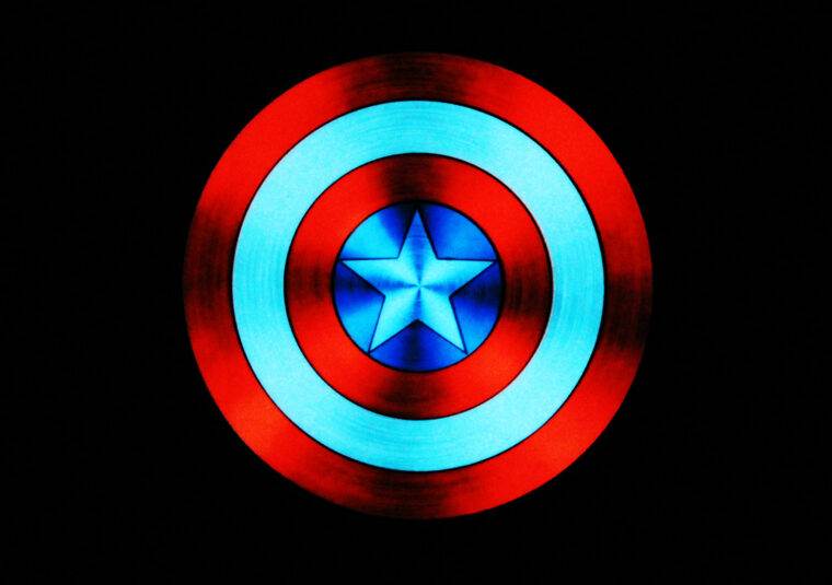 Shield Black LED Tshirt